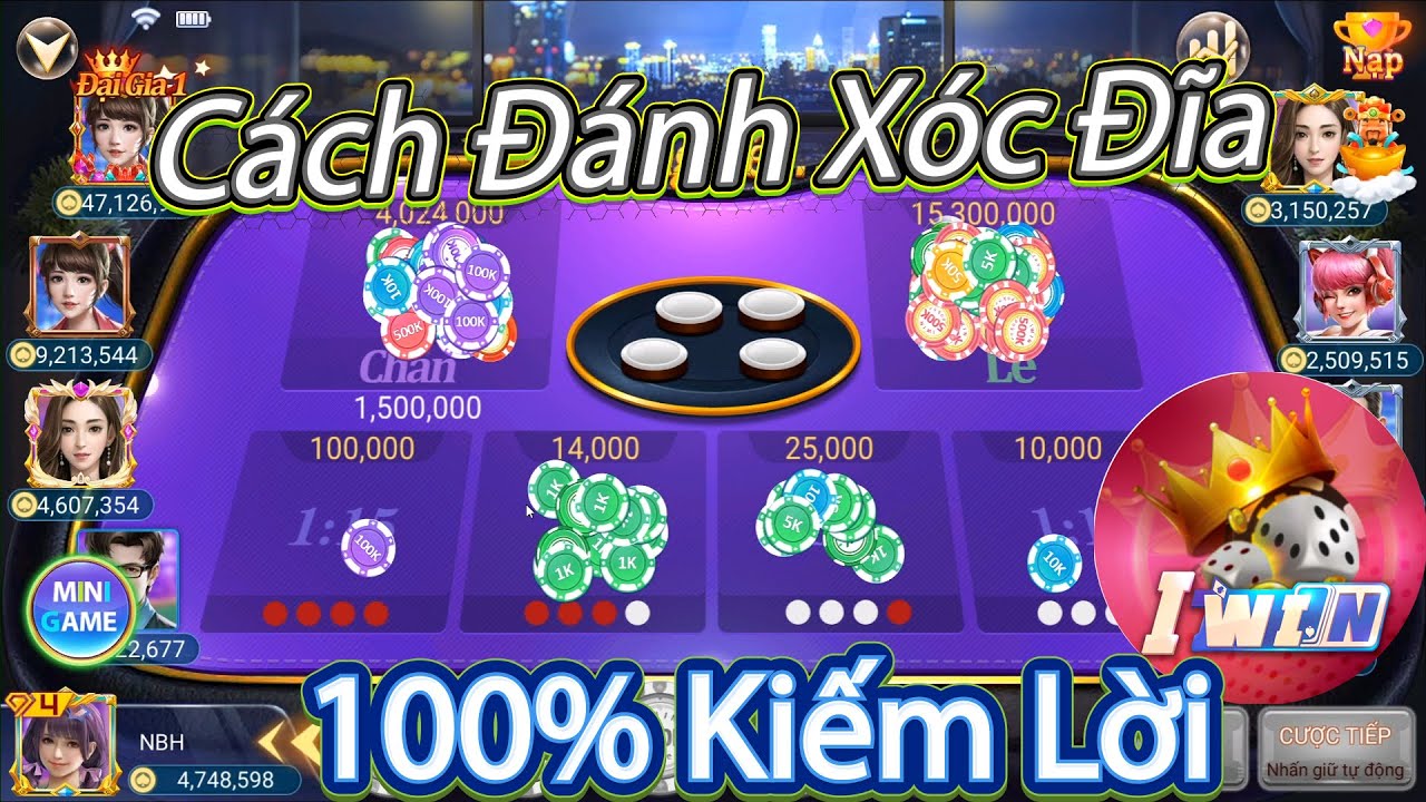 Cách Đánh Xóc Đĩa Iwin Tỉ Lệ Kiếm Lãi 100% ??? Thực Hư Như Nào - YouTube