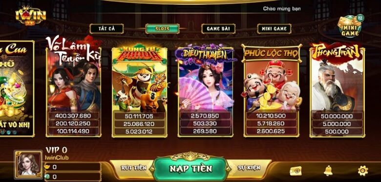 Game Slot Phong Thần Tại Cổng Game Bài Đổi Thưởng IWIN Uy Tín