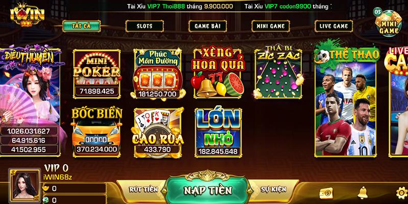 Hướng dẫn cách chơi mini game lớn nhỏ đổi thưởng tại Iwin