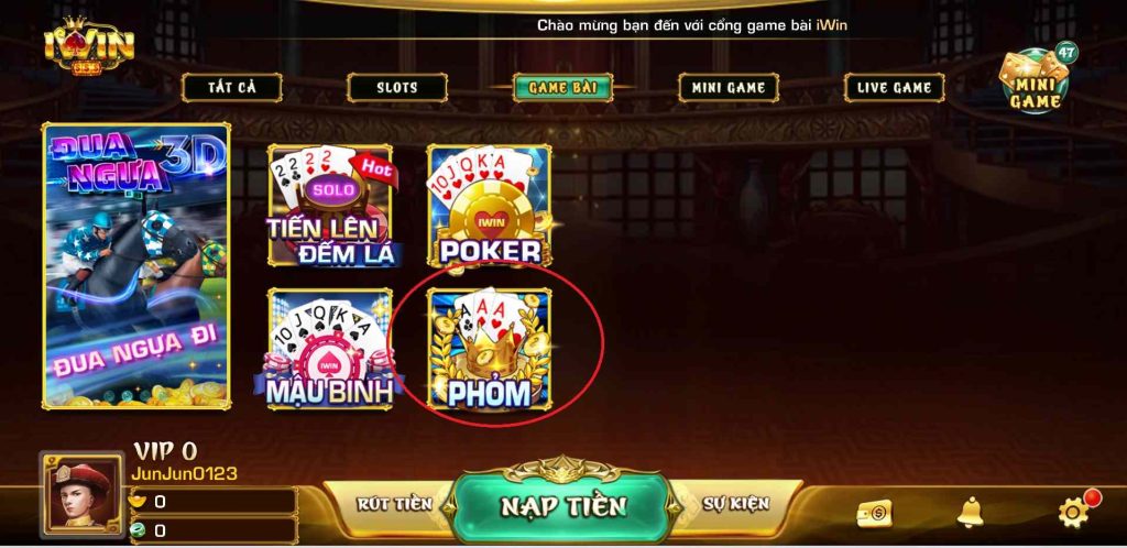 Hướng Dẫn Cách Chơi Phỏm Tái Gửi Ù Đền - Cổng Game IWIN Club
