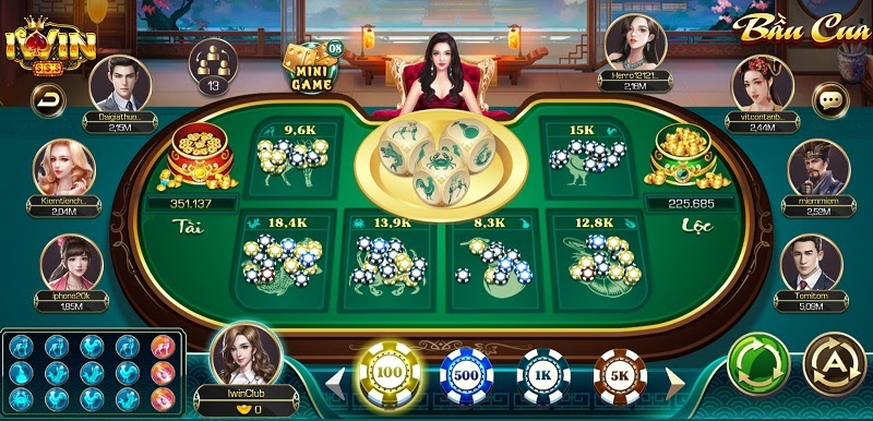 Luật chơi game bầu cua tại Iwin đơn giản nhất