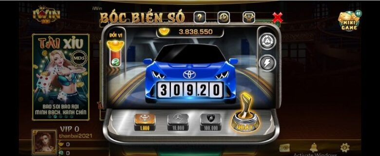 Minigame Bốc Biển Số - Cổng Game Bài Đổi Thưởng Uy Tín IWIN