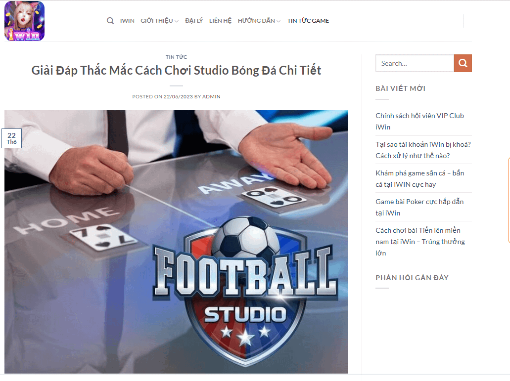 Studio Bong Da Huong Dan Thu Vi Ve Cach Choi Chien Thuat va Ky Nang reddit : u/iwin688dotme